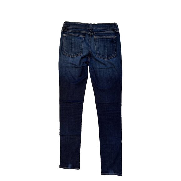 Rag & Bone Jeans Womens 28 Dark Denim Low Rise Kensington 28x30 W1502K520 - Picture 2 of 9